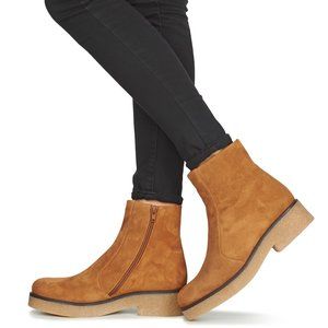 Chie Mihara Suede Platform Boots 38.5